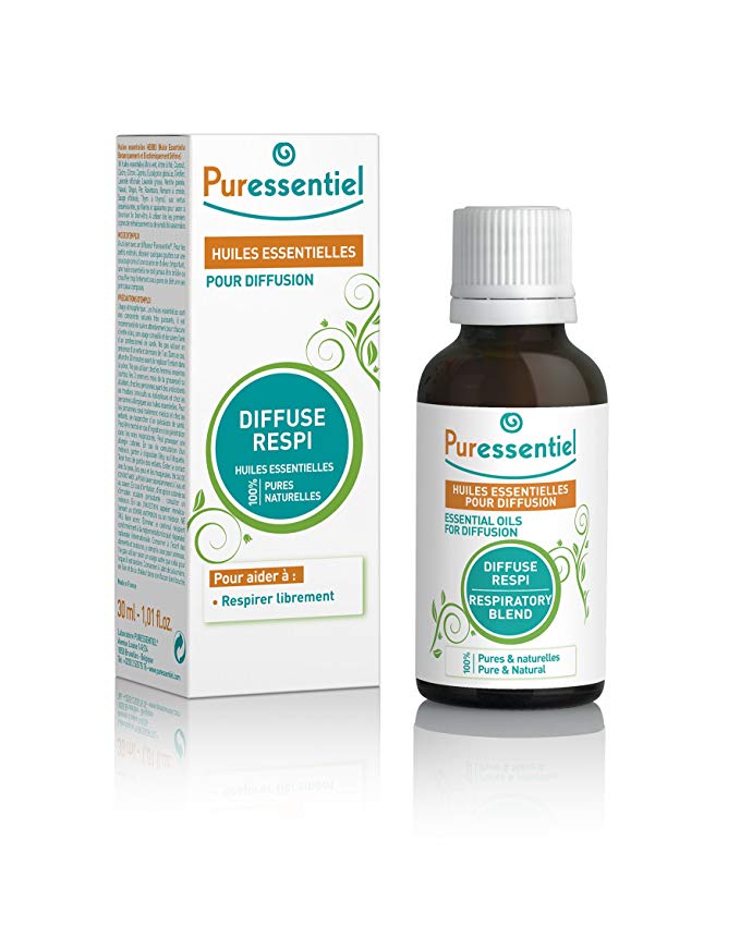 Puressentiel Essential Oils for Diffusion, Respiratory Blend, 30ml