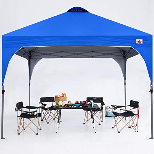 ABCCANOPY Outdoor Pop up Canopy Tent 10x10 Camping Sun Shelter-Series, Blue