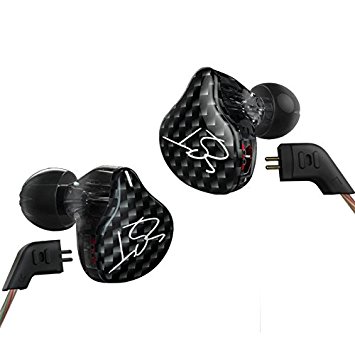 KZ ZST Dynamic Hybrid Dual Driver In Ear Earphones (Black Without Mic)