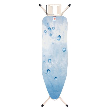 Brabantia Ironing Board with Steam Iron Rest, Size B, Standard - Ice Water Cover