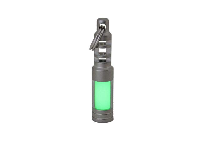 TEC-SCR Isotope Chain Reaction Fob (Green) - Glow in The Dark tritium Vial housing for 3x11mm