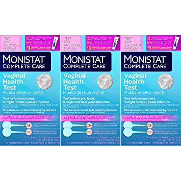 Monistat Care Vaginal Health Test, 2 Test Swabs Included Per Box-3 Boxes