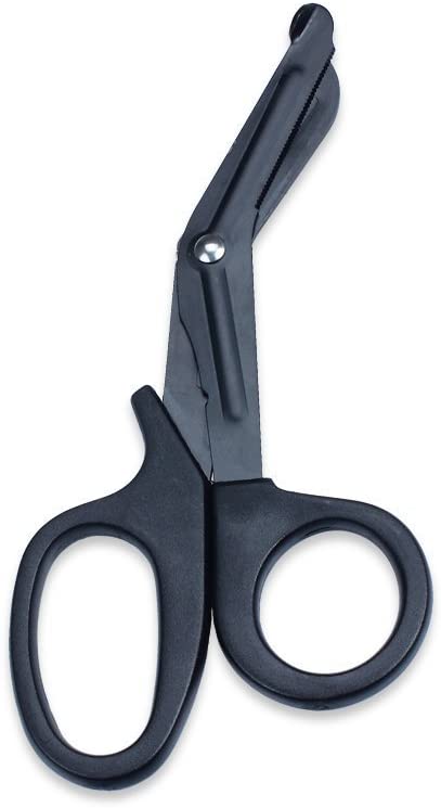 EFORCAR Tuff Cut Scissors/Shears Medical Scissors Emergency Emt For Nurses,Paramedics Small -Black