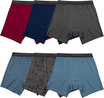 Fruit of the Loom Men's Micro Stretch Boxer Briefs, Designed to Move with You, Lightweight & Moisture Wicking