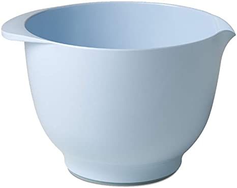 Rosti Mepal Margrethe Melamine Mixing Bowl, 2 Quart, Nordic Blue