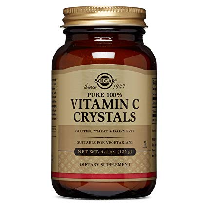 Solgar Vitamin C Crystals Tablets, 4.4 Ounce