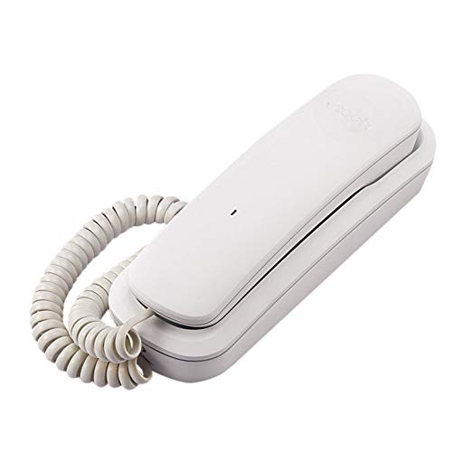 VTech CD1103W Corded Phone, White, 1 Handset