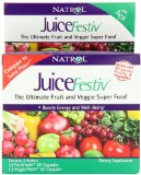 Natrol JuiceFestiv Dietary Supplement Capsules 60 Count FruitFestiv and 60 Count VeggieFestiv