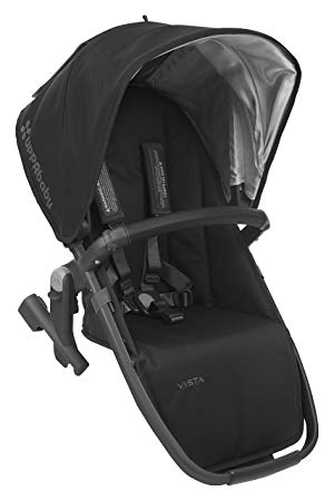 2018 UPPAbaby Vista RumbleSeat-Jake (Black/Carbon/Black Leather)