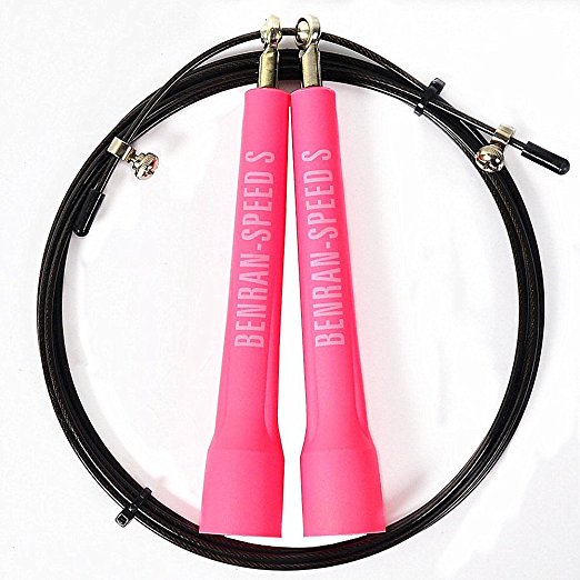 Jump Rope Adjustable with Bearing -Best for Crossfit Fitness,Endurance training,Boxing, MMA-Rope Skipping Speed Jump Rope