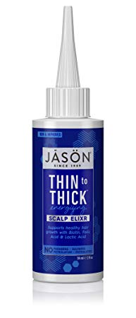 Jason Thin-to-Thick Healthy Hair System, Energizing Scalp Elixir, 2-Ounce Bottles (Pack of 3)