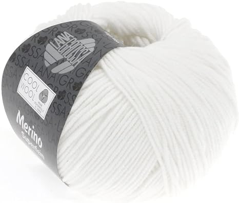 Lana Grossa Cool Wool Big, 431 White Yarn