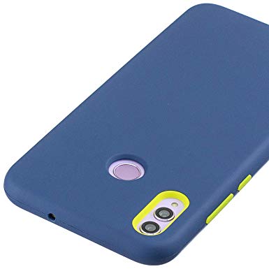 Huawei Honor 8X Case, Ranyi Full Body Protection 3 in 1 Hybrid Bumper Box Shock Absorbing High Impact Heavy Duty Dual Layer Rugged Resilient Rubber Defender Case for Huawei Honor 8X (2018), Blue