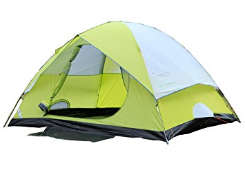 SKYLINK Backpacking Tent 2,4,6 Person Waterproof Family Hiking Tent 4 Season Tent For Camping Color Green With Carry Bag