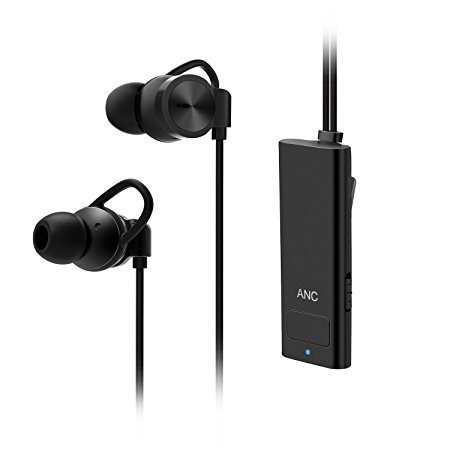 Active Noise Cancelling Bluetooth Headphones,Sounwill Bluetooth Wireless In-Ear Headphones Earbuds with Microphone For Sport (7.5 Hours Playtime,AptX Hi-Fi Stereo,Active Noise Reduction)