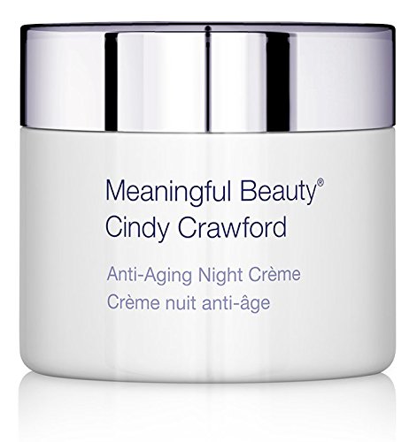 Meaningful Beauty by Cindy Crawford – Anti-Aging Night Crème – Revitalizing Moisturizer – With Peptides, Jojoba and Sweet Almond Oil – 1.7 Ounces – MT.2066