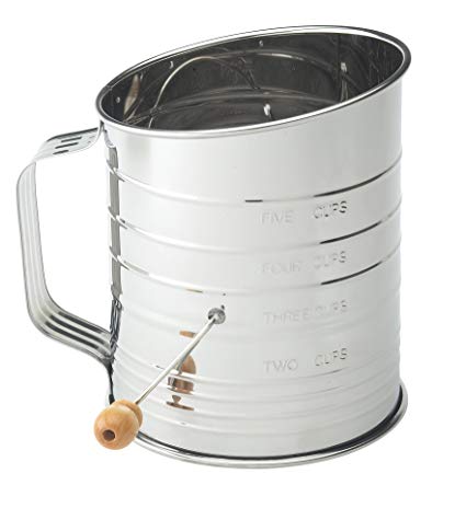 Mrs Anderson's Baking Crank Flour Sifter, 5-Cup