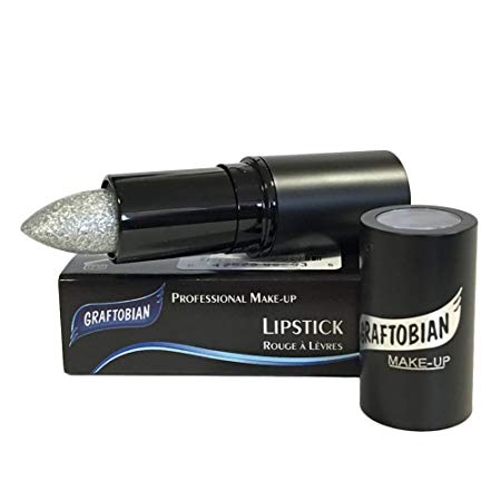 Graftobian Professional Lipstick, Silver Glitter