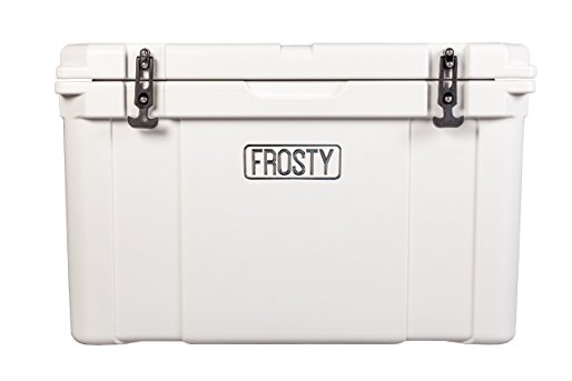 Frosty 55 Roto Molded Cooler - Sizes 25 35 45 65 75 85 120 Ice Chest Rotomolded Extreme Durability Premium Cooler Holds Ice For Days 53 quarts