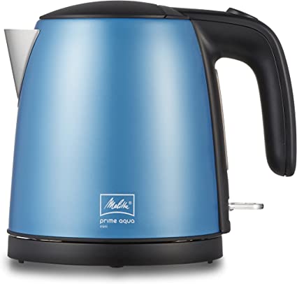 melitta Japan Electric Kettle (1.0L)"Prime Aqua Mini" MEK18-5B (Metallic Blue)【Japan Domestic Genuine Products】【Ships from Japan】