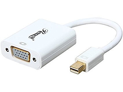 Rosewill RCDC-14038 White Mini Displayport Male to VGA Female Adapter