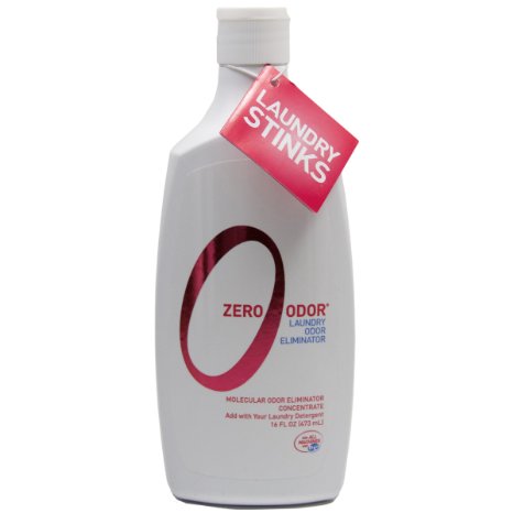 Zero Odor - Laundry Odor Eliminator - Concentrate, 16-ounce