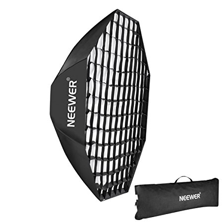 Neewer 55"/140cm Beehive Octagon Umbrella Speedlite Softbox for Nikon, Canon, Sony, Pentax, Olympus, Panasonic Lumix Flash Light, with Bowens Mount