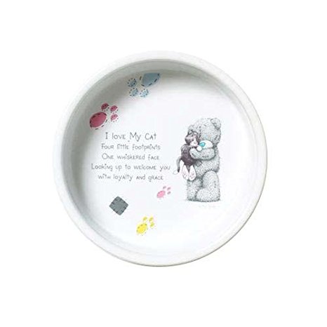 Pet Brands Me to You Ceramic Cat Feeding Bowl, 5 inch