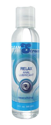 CleanStream Relax Desensitizing Anal Lubricant -Water Based: Size 4 Oz. / 11.8 Ml