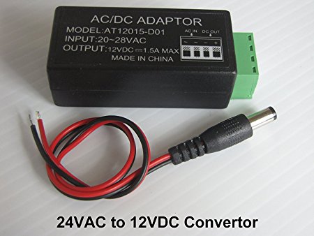 24VAC To 12VDC Convertor For CCTV Security Camera Power Supply Adaptor