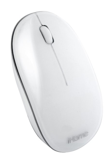 iHome Bluetooth Mac Mouse - White (IMAC-M110W)