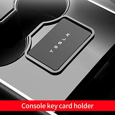 Bomeilai Center Console Key Card Holder Prevent The Key Card from Slipping for Tesla Model 3
