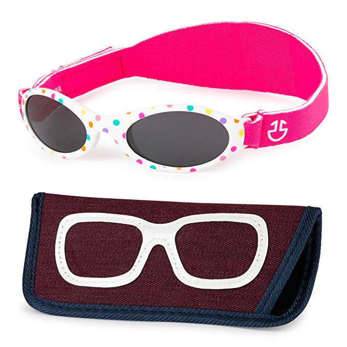 Baby Sunglasses with strap- Infant, Toddler Boy & Girl 0-12 month- Age 3, UV 400