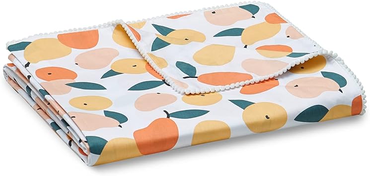 YnM Cotton Duvet Cover for Weighted Blankets (41''x60'') -Peachy Keen Print