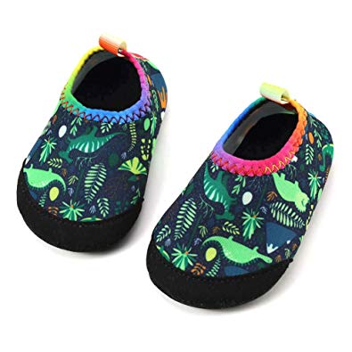 Panda Software Baby Boys Girls Water Shoes Infant Barefoot Quick -Dry Anti- Slip Aqua Sock for Beach Swim Pool