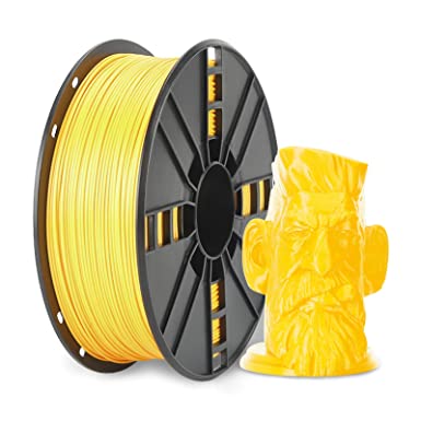 NOVAMAKER PLA Plus (PLA ) Filament 1.75mm with 20g Cleaning Filament, Yellow PLA Pro 3D Printer Filament Toughness Enhanced, Premium PLA 1kg Spool(2.2lbs), Dimensional Accuracy  /- 0.03mm