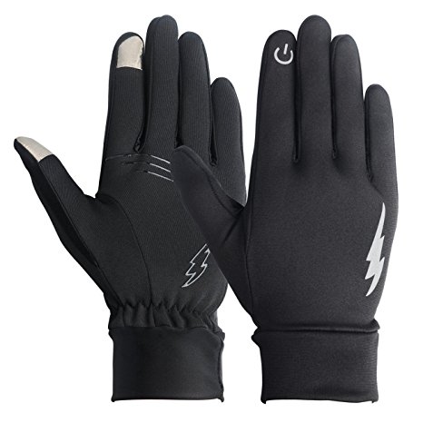 Unisex Touch Screen Gloves - Winter Warm Thermal Gloves Outdoors Gloves Cycling Gloves Running Gloves Cold Weather Gloves Texting Gloves Driving Gloves for Men and Women