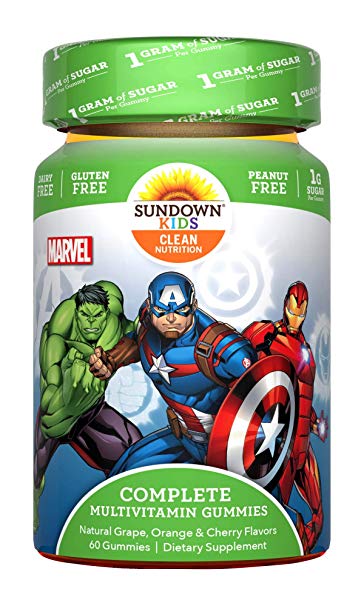 Sundown Kids Marvel Avengers Complete Multivitamin, 60 Gummies