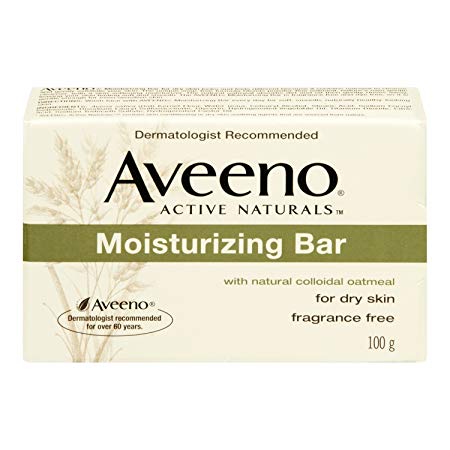 Aveeno Active Naturals Moisturizing Bar for Dry Skin 100g