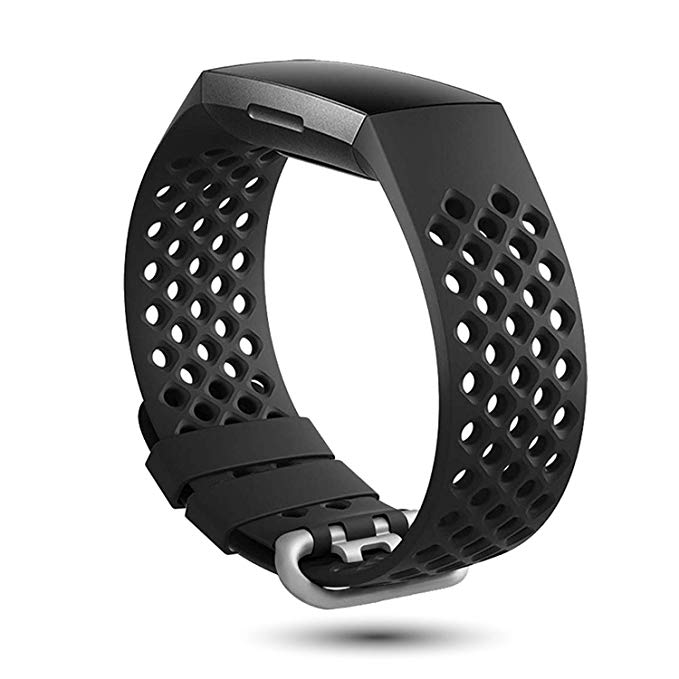 X4-TECH Colors Band Compatible with Fitbit Charge 3 & Charge 3 SE Sports Wristband for Women Men