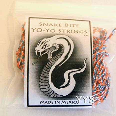 Snake Bite Yo-Yo Strings - 100% Polyester multi-color Strings- Coral Snake by Snakebite