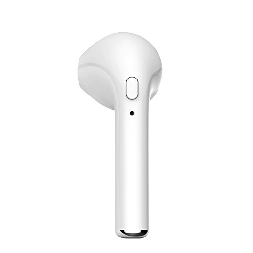 origin AIM Bluetooth V4.1 EDR Earphone Wireless Music Headphone In-Ear With Handsfree For Android & iPhone7/ 7 plus/ 6/ 6s plus—Left Earpiece (white)