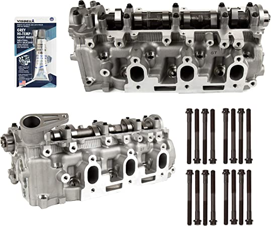 Evergreen CHHB2030L R Left & Right Cylinder Head w/Bolts Compatible with 88-95 Toyota 3.0L SOHC 3VZE