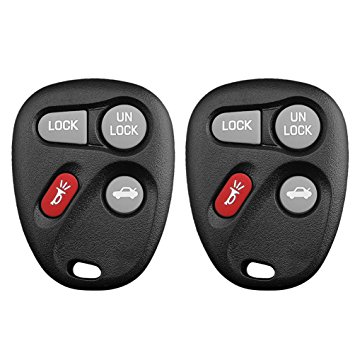 KEYO1E Keyless Entry Remote Control Car Key Fob for Cadillac Chevrolet GMC Buick Oldsmobile Pontiac 15043458 10443537 (2 Yr Warranty) of 2