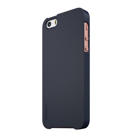 Patchworks® Colorant C1 Snap Case Navy Blue for iPhone SE 5s 5 - Ultra Thin 0.9mm Polycarbonate Premium Matte Finish Hard Case