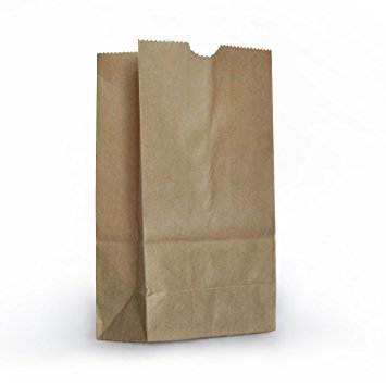 1 X Small Brown Paper Bags - 100 Pack