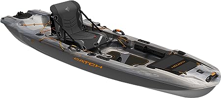 Pelican Catch Mode 110 Fishing Kayak - Premium Angler Kayak with Lawnchair seat - 10.5 Ft.