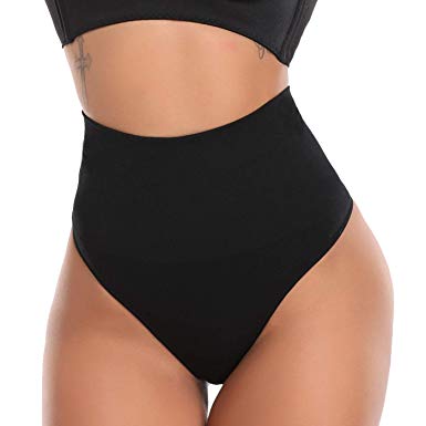 SLIMBELLE Thong Shapewear Tummy Control Knicker Panties Mid Waist G-String Sexy Tanga Slimming Underwear Shaping String Seamless Briefs Invisible Underpants