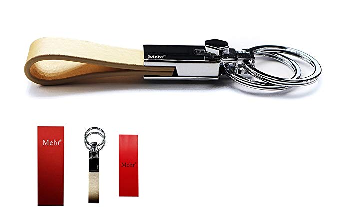 Mehr Premium Valet Keychain - Smart Detachable Key Chain - Best Keychains Key Chains - Light Gold