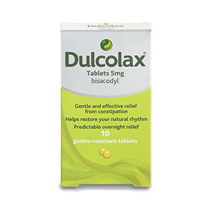 Dulcolax Constipation Relief Laxative Tablets 5mg - 10 Tablets